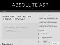 Sites similar to absoluteasp.wordpress.com