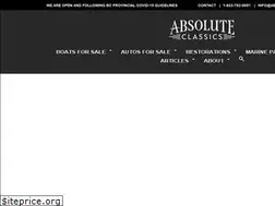 Sites similar to absoluteclassicsmarine.com