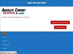 Sites similar to absolutecomfort.us