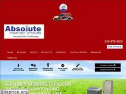 Sites similar to absolutecomfortsystems.net