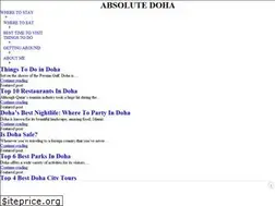Sites similar to absolutedoha.com