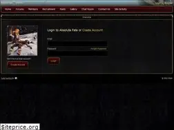 Sites similar to absolutefate.com