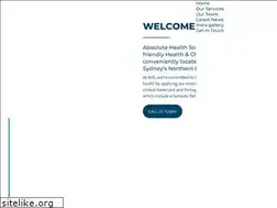 Sites similar to absolutehealthsolutions.com.au