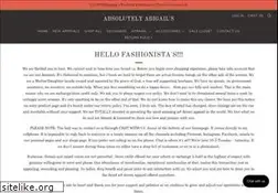 Sites similar to absolutelyabigails.com