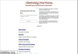 Sites similar to absolutelyfreeplans.com