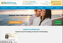 Sites similar to absolutelypsychic.com
