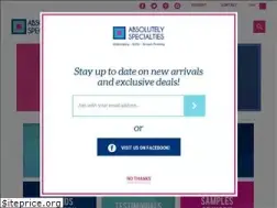 Sites similar to absolutelyspecialties.com
