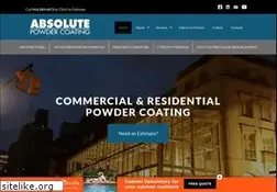Sites similar to absolutepowdercoat.com
