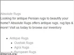 Sites similar to absoluterugs.com