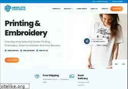 Sites similar to absolutescreenprinting.com