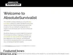 Sites similar to absolutesurvivalist.com