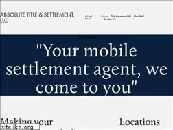 Sites similar to absolutetitleandsettlement.com