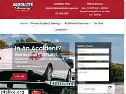 Sites similar to absolutetowingpa.com