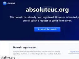Sites similar to absoluteuc.org