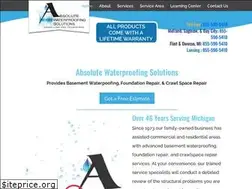 Sites similar to absolutewaterproofingsolutions.com