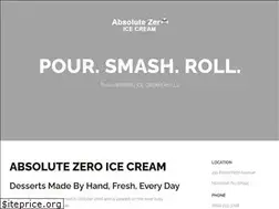 Sites similar to absolutezeroicecream.com
