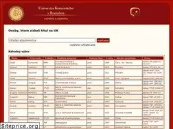 Sites similar to absolventi.uniba.sk