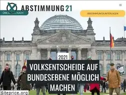 Sites similar to abstimmung21.de