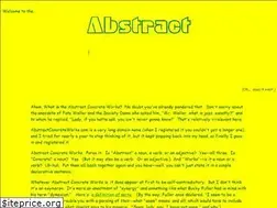 Sites similar to abstractconcreteworks.com