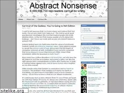Sites similar to abstractnonsense.wordpress.com