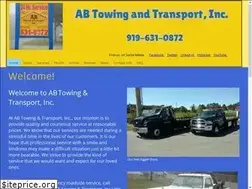 Sites similar to abtowingnc.com