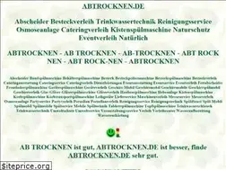 Sites similar to abtrocknen.de