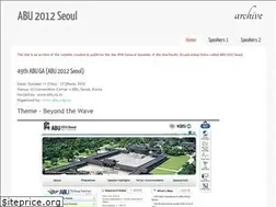 Sites similar to abu2012seoul.com