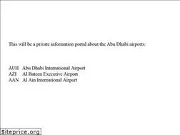 Sites similar to abudhabiairport.com