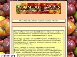 Sites similar to abundantacres.net