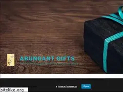 Sites similar to abundantgiftsblog.com
