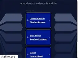 Sites similar to abundanthope-deutschland.de