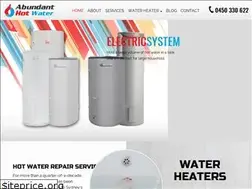 Sites similar to abundanthotwater.com.au