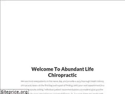 Sites similar to abundantlifechiromd.com