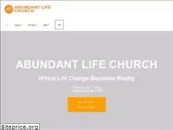 Sites similar to abundantlifechurch.com