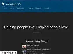 Sites similar to abundantlifecounseling.com