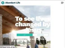 Sites similar to abundantlifels.com