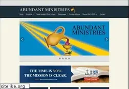 Sites similar to abundantministriesfellowship.com