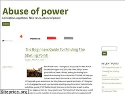 Sites similar to abuse-of-power.org