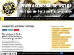 Sites similar to abzugshaube-test.de