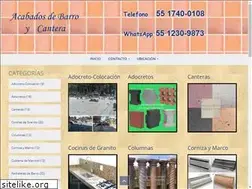 Sites similar to acabadosdebarro.com