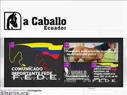 Sites similar to acaballoecuador.com