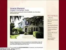 Sites similar to acaciamansion.com