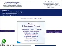 Sites similar to academiacolombianadecomunicacioneimagen.com