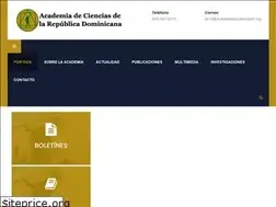 Sites similar to academiadecienciasrd.org