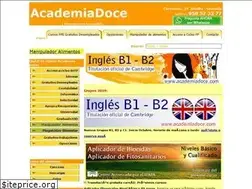 Sites similar to academiadoce.com
