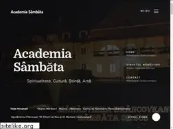 Sites similar to academiasambata.ro