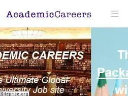 Sites similar to academiccareers.com