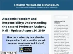 Sites similar to academicfreedomanthonyhall.ca