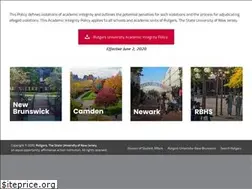 Sites similar to academicintegrity.rutgers.edu