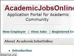 Sites similar to academicjobsonline.org